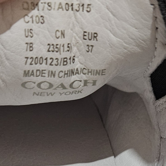 Coach Women Slip-on Leather Shoes-Size 7-Multi Color Animal & Floral Print - Picture 6 of 9